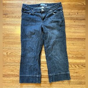 Metro Dark Gray Straight Leg Jeans